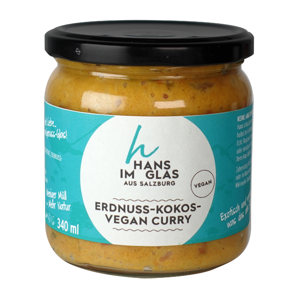 Erdnuss-Kokos-Vegan Curry - Hans im Glas Erdnuss-Kokos-Vegan Curry - Hans im Glas
