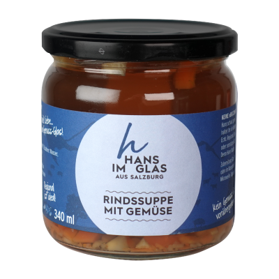 Rindssuppe mit Gemüse